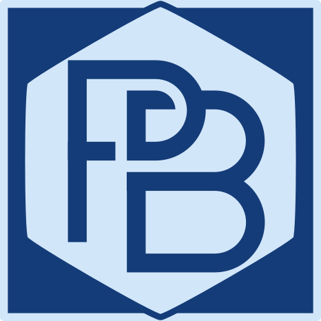 Partner Builder logo: interlocking P and B letters on a hexagon